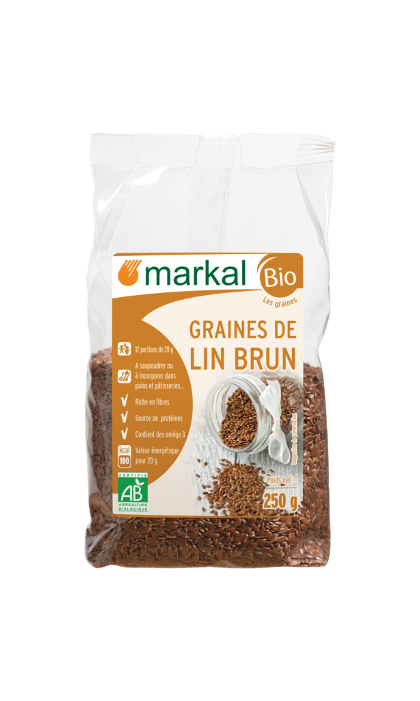 Graines De Lin Brun Bio 250g Le Paradis Du Bio